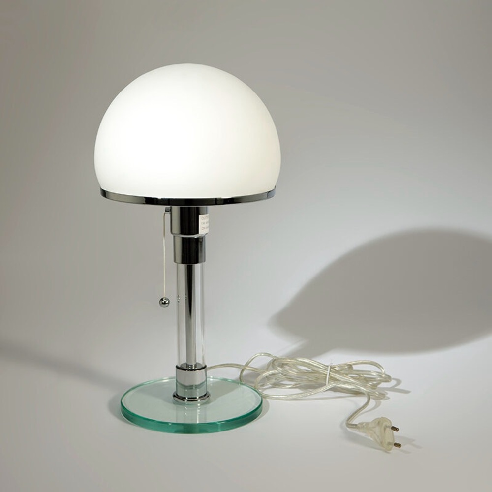 Wagenfeld lamps pair (one shade missing)